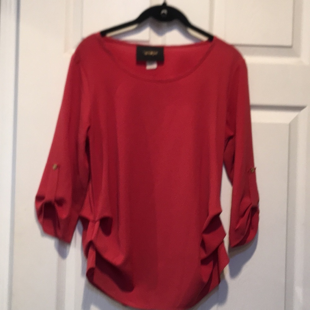 Slightly Used In Good Condition Small Coral Blouse - image 5